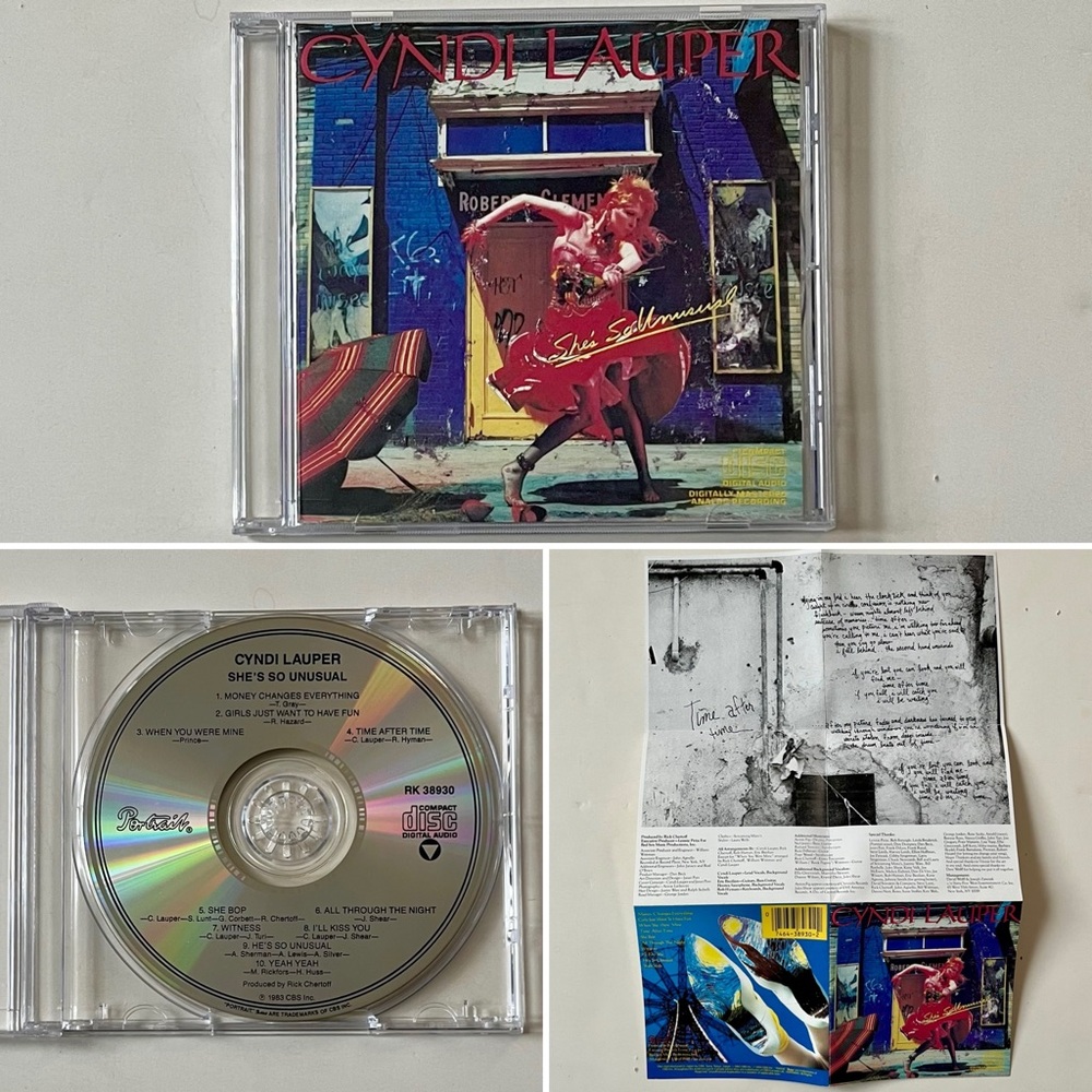 Cyndi Lauper, She's So Unusual Audio CD, Pre-owned, 1 discs, 1983, CBS